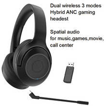 将图片加载到图库查看器,2.4G best wireless gaming headset 2024 best ANC with spatial audio compatible with all different devices