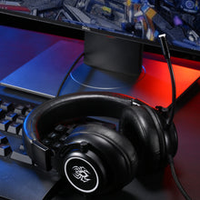 将图片加载到图库查看器,abingo G60 Gaming headset virtual 7.1 surround sound RGB led light USB gaming headphone