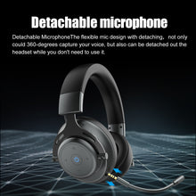 将图片加载到图库查看器,abingo BT60-X Dual Wireless gaming headset with Microphone for PS5, PS4, PC, Mobile, Switch: 2.4GHz Wireless+Bluetooth Fones de ouvido para jogos, Auriculares para juegos