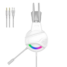 将图片加载到图库查看器,YORO V6RGB gaming headset Stereo Gaming Headset for PS4 PC Xbox One PS5 Controller, Noise Cancelling Over Ear Headphones with Mic, RGB LED Light, Bass Surround, Soft Earmuffs Fones de ouvido para jogos Auriculares para juegos