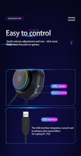 将图片加载到图库查看器,abingo V7 Stereo Gaming Headset for PS4 PC PS5, Noise Cancelling Mic Over Ear Headphones with ENC Mic, RGB LED Light, Virtual 7.1 Surround Sound, Soft Earmuffs for PC,Laptop,with Mic switch