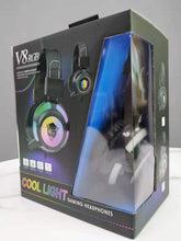 将图片加载到图库查看器,YORO V8RGB gaming headset Stereo Gaming Headset for PS4 PC Xbox One PS5 Controller, Noise Cancelling Over Ear Headphones with Mic, RGB LED Light, Bass Surround, Soft Earmuffs Fones de ouvido para jogos Auriculares para juegos