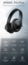 将图片加载到图库查看器,Abingo BT80NC Plus bluetooth 2.4G dual wireless Hybrid ANC gaming headset Active Noise Cancelling Headphone With ENC Mic over-ear  Auriculares inalámbricos Wireless headphones