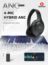 将图片加载到图库查看器,abingo BT30NC Plus 360 Panorama Audio spatial audio bluetooth 2.4G dual wireless Hybrid ANC wireless gaming headset for PS4 Laptop mobile Auriculares inalámbricos Wireless headphones
