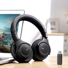 将图片加载到图库查看器,abingo BT40NC Plus 360 bluetooth 2.4G dual wireless Hybrid ANC gaming headset with spatial audio for PS4 best wireless gaming headset 2024 Auriculares inalámbricos
