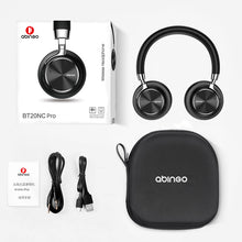 将图片加载到图库查看器,abingo Active Noise Cancelling Headphones BT20NC Pro ANC Bluetooth headphone Auriculares inalámbricos Wireless headphones