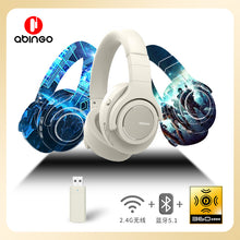 将图片加载到图库查看器,abingo BT40NC Plus 360 bluetooth 2.4G dual wireless Hybrid ANC gaming headset with spatial audio for PS4 best wireless gaming headset 2024 Auriculares inalámbricos