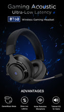 将图片加载到图库查看器,Abingo Wireless gaming headset BT60 bluetooth headphone
