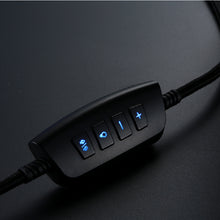 将图片加载到图库查看器,abingo G60 Gaming headset virtual 7.1 surround sound RGB led light USB gaming headphone