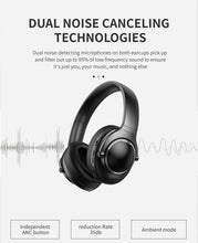将图片加载到图库查看器，Abingo BT80NC Plus bluetooth 2.4G dual wireless Hybrid ANC gaming headset Active Noise Cancelling Headphone With ENC Mic over-ear  Auriculares inalámbricos Wireless headphones
