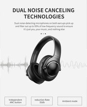 将图片加载到图库查看器,Abingo BT80NC Plus bluetooth 2.4G dual wireless Hybrid ANC gaming headset Active Noise Cancelling Headphone With ENC Mic over-ear  Auriculares inalámbricos Wireless headphones