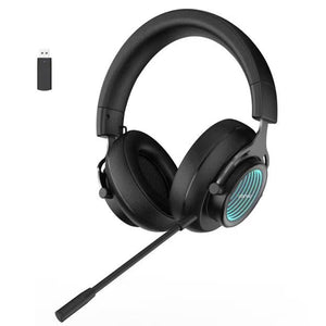 abingo BT70 Dual Wireless gaming headset with Microphone for PS5, PS4, PC, Mobile, Switch: 2.4GHz Wireless+Bluetooth Fones de ouvido para jogos, Auriculares para juegos