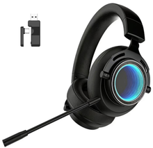 将图片加载到图库查看器，abingo BT70 Dual Wireless 4-mode gaming headset with Microphone for PS5, PS4, PC, Mobile, Switch: 2.4GHz Wireless+Bluetooth Fones de ouvido para jogos, Auriculares para juegos

