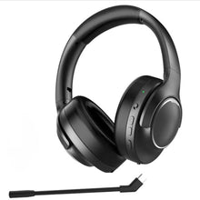 将图片加载到图库查看器，Abingo BT80NC Max Multifunctional Over‑Ear Headset | Hybrid Active Noise Cancelling, Dual‑Wireless 2.4G &amp; Bluetooth, Detachable Boom Mic + Built‑in ENC Mic, Rotatable Foldable Business Design | OEM Wholesale for Global Brands &amp; Distributors
