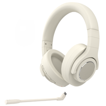 将图片加载到图库查看器，abingo BT40 Dual Wireless Hybrid ANC Over-Ear Headset, Wind Noise Reduction, Detachable ENC Mic, Premium Leather Headband, Rotatable Foldable Design, HiFi Sound Quality, Multi-Scenario Business &amp; Gaming Headphone for Global Brands Wholesale &amp; OEM
