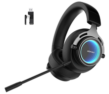 将图片加载到图库查看器，abingo BT70 Dual Wireless 4-mode gaming headset with Microphone for PS5, PS4, PC, Mobile, Switch: 2.4GHz Wireless+Bluetooth Fones de ouvido para jogos, Auriculares para juegos
