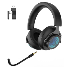 将图片加载到图库查看器，abingo BT70 Dual Wireless 4-mode gaming headset with Microphone for PS5, PS4, PC, Mobile, Switch: 2.4GHz Wireless+Bluetooth Fones de ouvido para jogos, Auriculares para juegos
