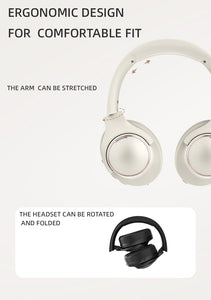 abingo Hybrid ANC Active Noise Cancelling Headphones Bluetooth BT80NC Pro over-ear