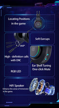 将图片加载到图库查看器，abingo V7U Lightweight USB Wired Gaming Headset, Ergonomic comfortable Fit Design, ENC HD Clear Call,Mic Mute &amp; Volume Control,Precise Sound Positioning &amp; Footstep Recognition,Gaming Headphone for Global Brands, Importers &amp; OEM Wholesale
