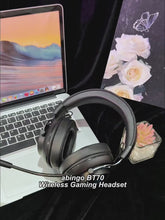 在图库查看器中加载和播放视频，abingo BT70 Dual Wireless 4-mode gaming headset with Microphone for PS5, PS4, PC, Mobile, Switch: 2.4GHz Wireless+Bluetooth Fones de ouvido para jogos, Auriculares para juegos
