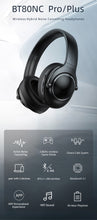 将图片加载到图库查看器，Abingo BT80NC Plus bluetooth 2.4G dual wireless Hybrid ANC gaming headset Active Noise Cancelling Headphone With ENC Mic over-ear  Auriculares inalámbricos Wireless headphones
