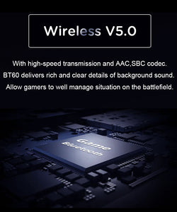 Abingo Wireless gaming headset BT60 bluetooth headphone