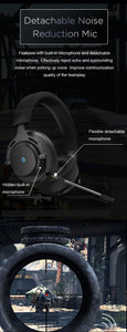 Abingo Wireless gaming headset BT60 bluetooth headphone
