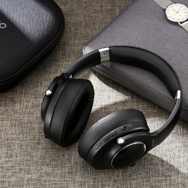 abingo Hybrid ANC Active Noise Cancelling Headphones Bluetooth BT80NC Pro over-ear