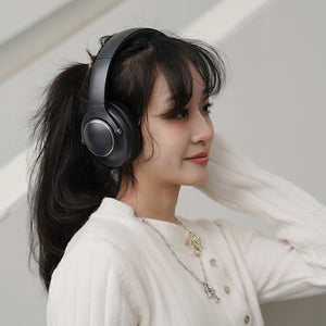 abingo Hybrid ANC Active Noise Cancelling Headphones Bluetooth BT80NC Pro over-ear